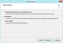 Outlook 2013 ActiveSync Support