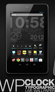 wp clock design live wallpaper - screenshot thumbnail