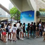 queues at Lotte World in Seoul, South Korea