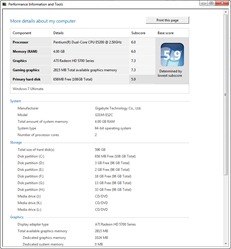 Melihat informasi spesifikasi komputer di Windows 7