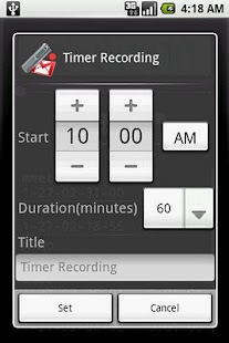 Pants Accountant taxi applications - Does any app allow schedule voice record except Cinixsoft  recorder? - Android Enthusiasts Stack Exchange