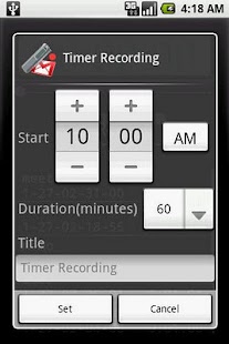 applications - Does any app allow schedule voice record except Cinixsoft  recorder? - Android Enthusiasts Stack Exchange