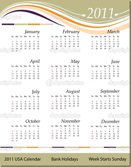 Calendar-2011---USA