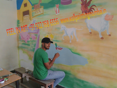 PLAY SCHOOL CLASSROOM WALL PAINTING VILE PARLE / SANTACRUZ / ANDHERI / MUMBAI PLAY SCHOOL CLASSROOM WALL PAINTING VILE PARLE / SANTACRUZ / ANDHERI / MUMBAI