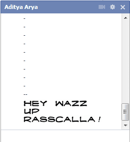 text emoticons facebook chat