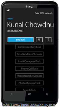 WP7.1 Demo - Phone Call Task Calling UI WP7.1 Demo - Phone Call Task Calling UI
