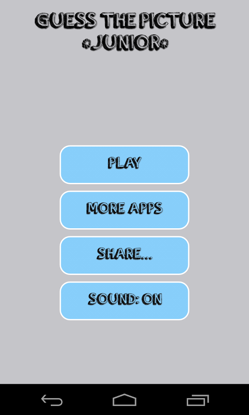 Android application Guess The Picture - For Kids screenshort
