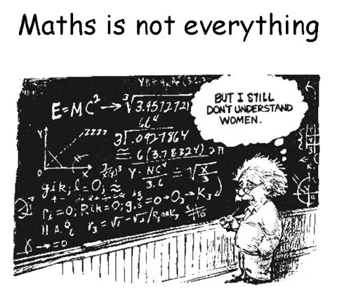 Математика – это еще не всё - я так и не научился понимать женщин...