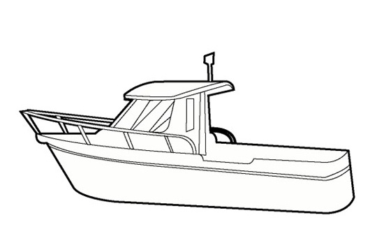 Dessin Bateau À Moteur / Coloriages coloriage d'un bateau à moteur  fr