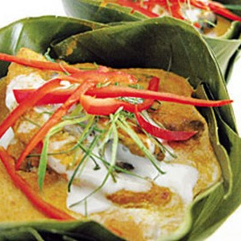 THAI STEAMED CURRIED FROG : Thai Food
