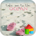 beach LINE Launcher Theme Apk