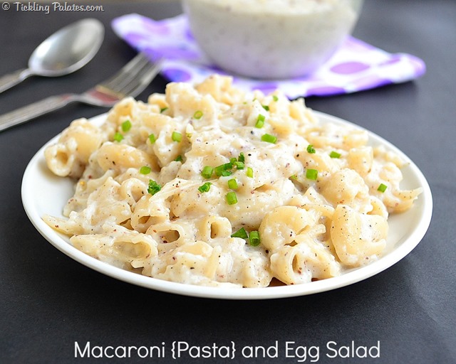 Macaroni Pasta and Egg Salad Recipe