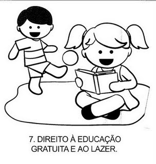 Direitos das crianças – Colorir e Aprender