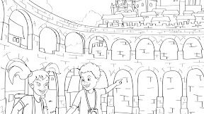 Coliseo De Roma Para Colortear : Coliseo romano para colorear - Imagui