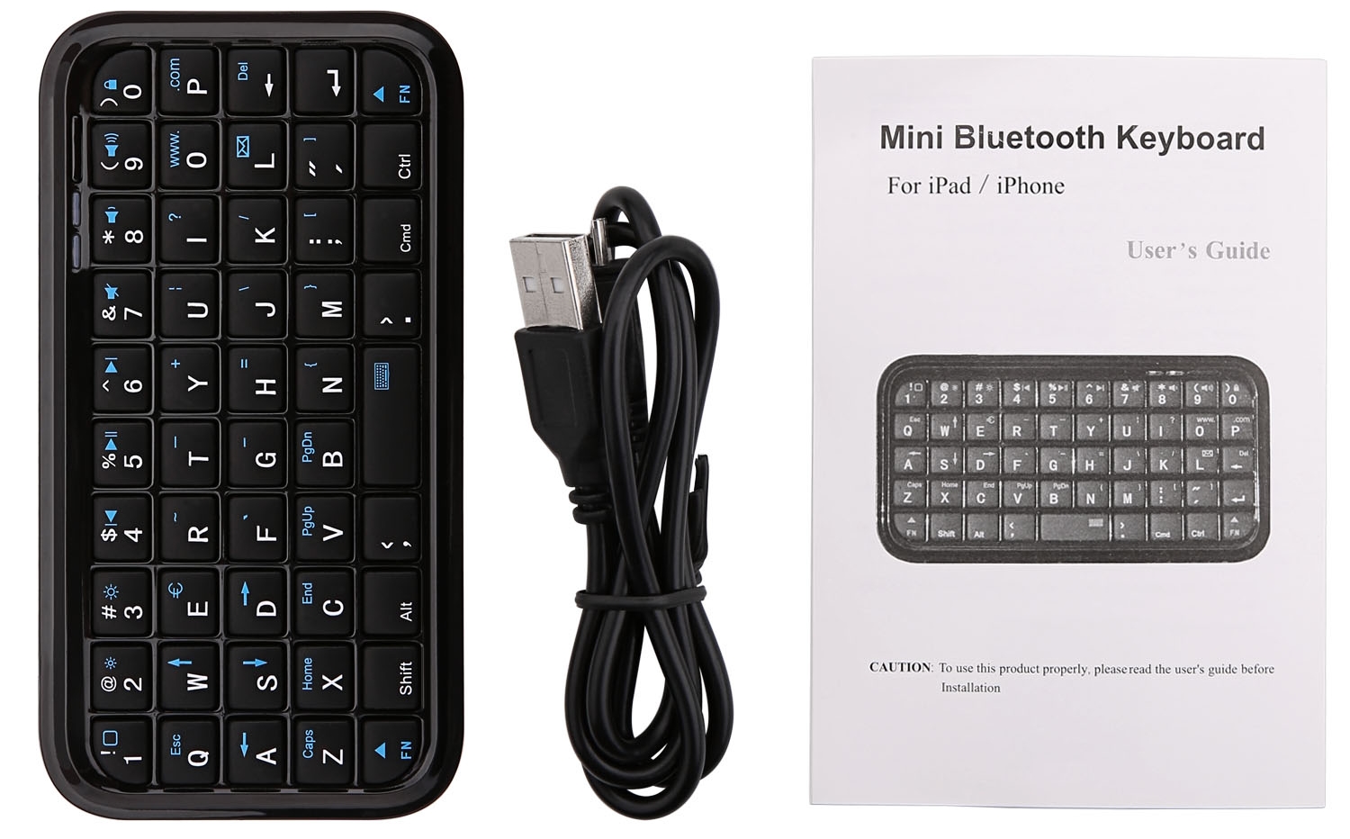 Bàn phím không dây cho điện thoại bluetooth 80BT