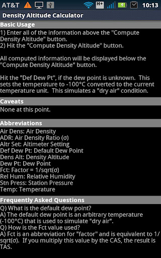 免費下載交通運輸APP|Density Altitude Calculator app開箱文|APP開箱王