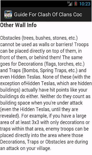 Guide For Clash Of Clans Defen