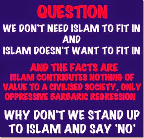 Stand up to Islam - Say NO
