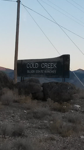 Cold Creek Ranch sign