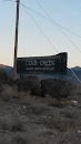 Cold Creek Ranch sign