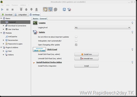 Download Jdownloader version 0.9581 Released: 27.09.2011 - Free Download Manager 