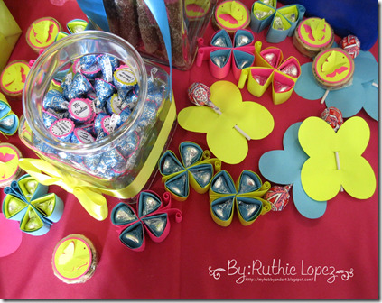 Bautizo - 1st Birthday Butterfly Themed - Butterfly Candy Bar - Baptism - Ruthie Lopez 8
