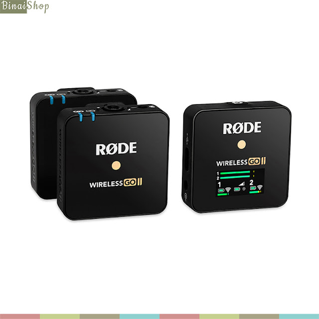 Rode Wireless GO II - Micro Thu Âm Không Dây Cao Cấp Cho Máy Ảnh