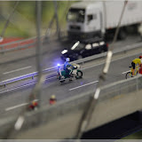 Radrennen auf der Hängebrücke