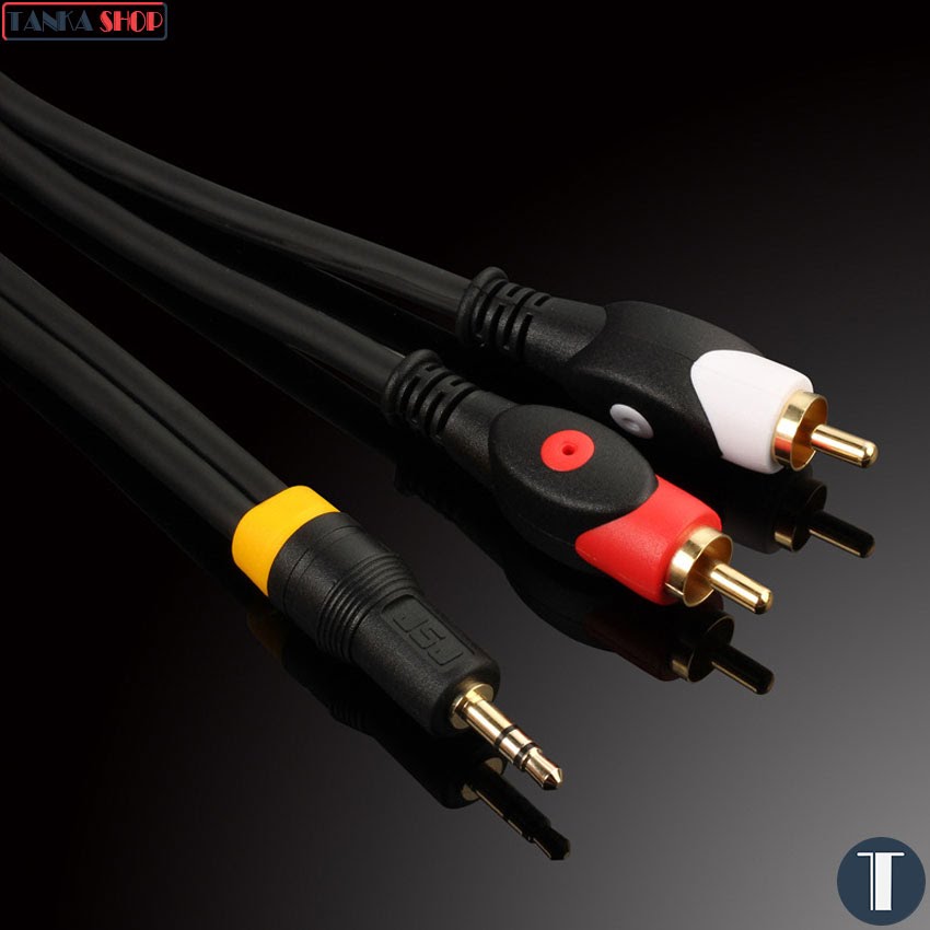 Cáp audio 3.5mm sang AV JSJ-332 Dây âm thanh chất lượng cao