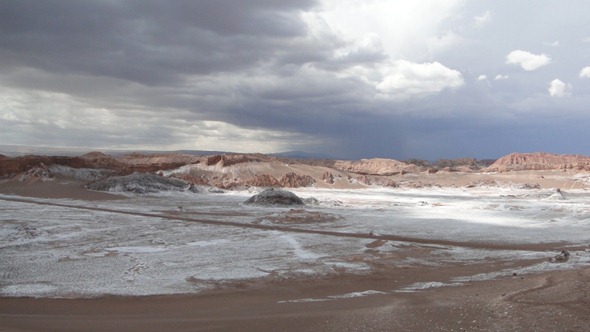 Chuva no Deserto do Atacama