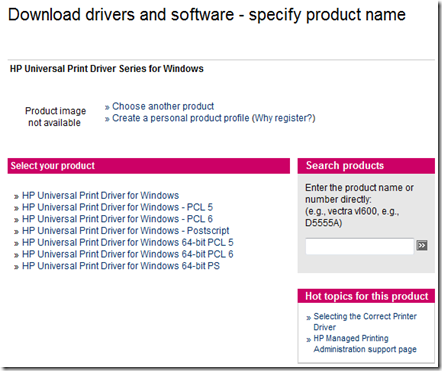 MPECS Inc. Blog: Quick Link: HP Universal Print Drivers for Windows