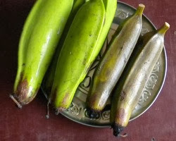 This is how the boiled plantain will look like.