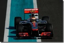Hamilton conquista la pole del gran premio di Abu Dhabi 2012