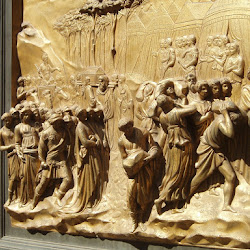 Detalle de las Puertas de la Gloria