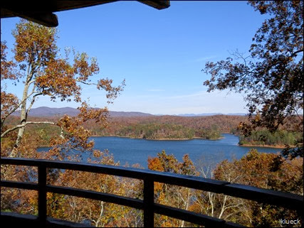 scenic overlook at Carters Lake,  Ellijay, Georgia