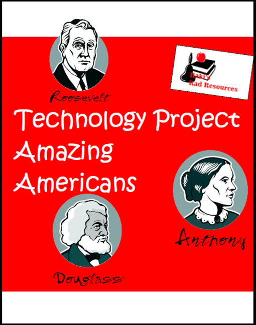 Technology project for 9 different Amazing Americans throughout American History.  These resources were designed to help teachers meet the Georgia Performance Standards for 3rd grade Social Studies.  Download now from Raki's Rad Resources