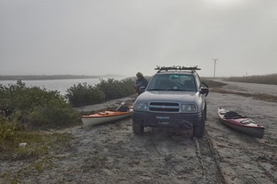 foggy morning for our first Texas launch