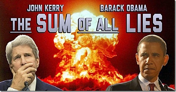 Sum of all Lies Kery-Obama foto