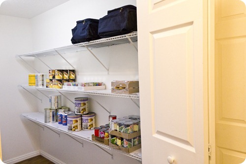 Food Storage Room Shelving