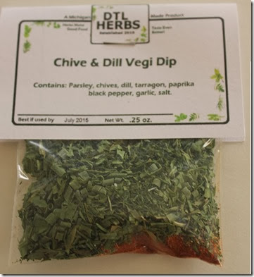 Chive and Dill Vegi Dip 2014