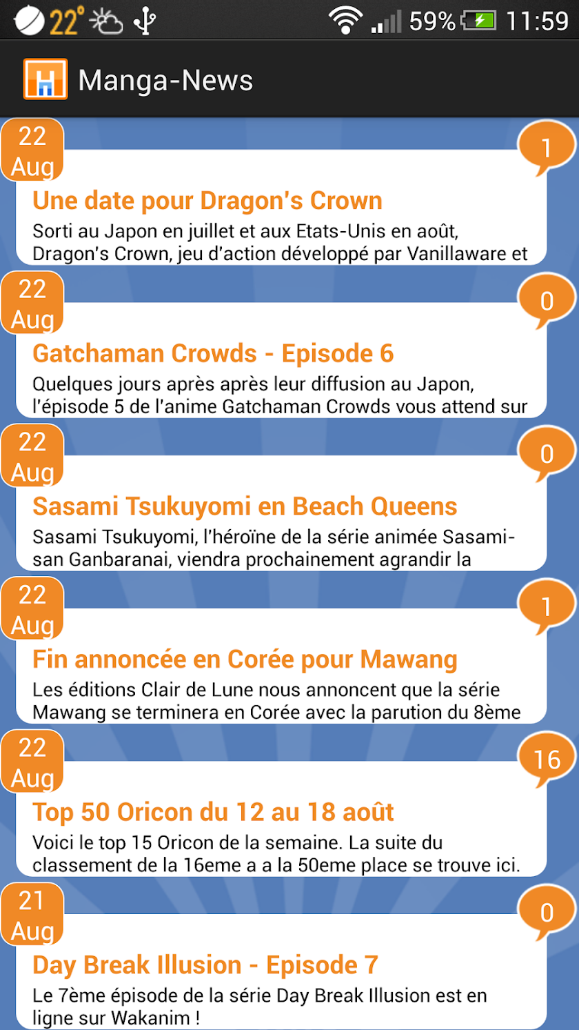 Manga-News Screen 2