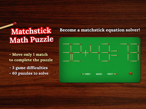 Matchsticks Math Puzzle