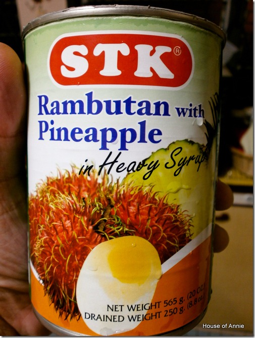 Rambutan with Pineapple