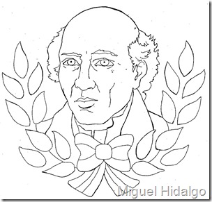 Miguel Hidalgo Colorear Grito De Dolores México Colorear Dibujos