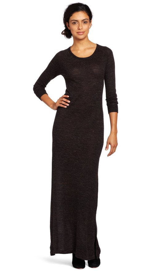 Pretty Things: 525 America Women's Picasso Tweed Maxi Dress (Black Combo)