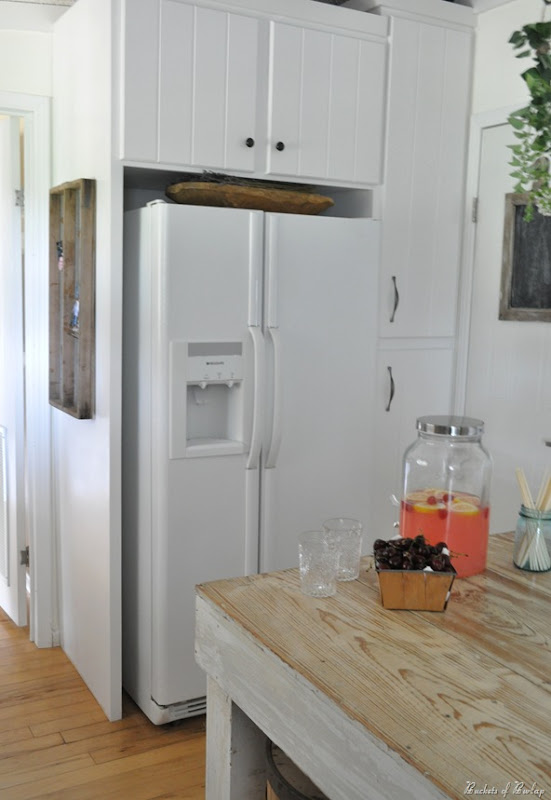 new kitchen fridge area