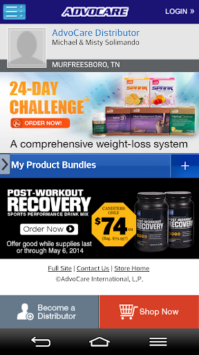 Advocare Purchasing