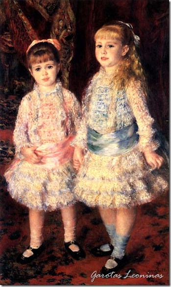 Rosa-e-Azul - As Meninas - Alice e Elisabeth Cahen dAnvers - 119x74cm-1881