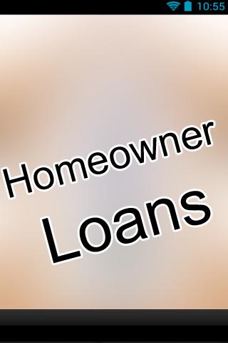 Homeowner Loans