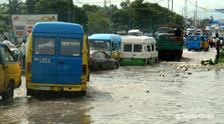 Route Inondée à Kinshasa, 2010